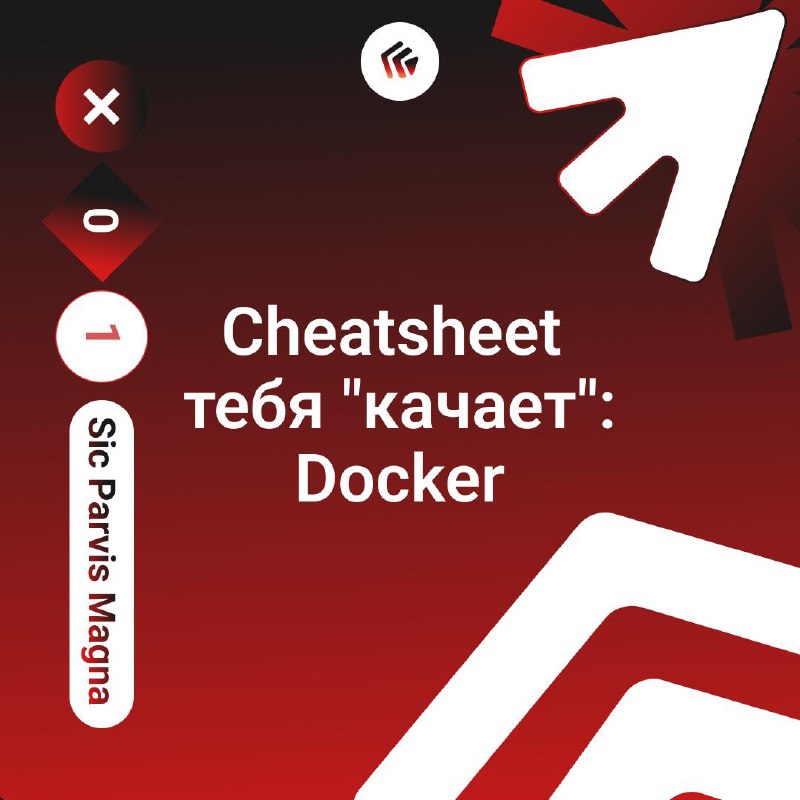 Cheatsheet тебя "качает": Docker