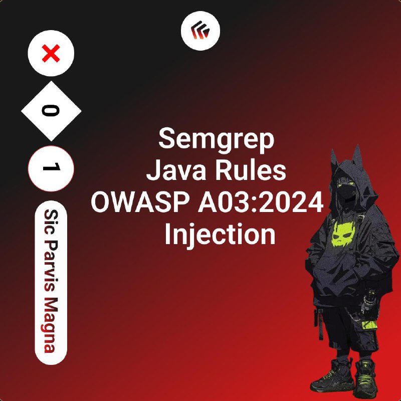 Semgrep Rules OWASP A03:2024 – Injection (SQL/OS/Expression)